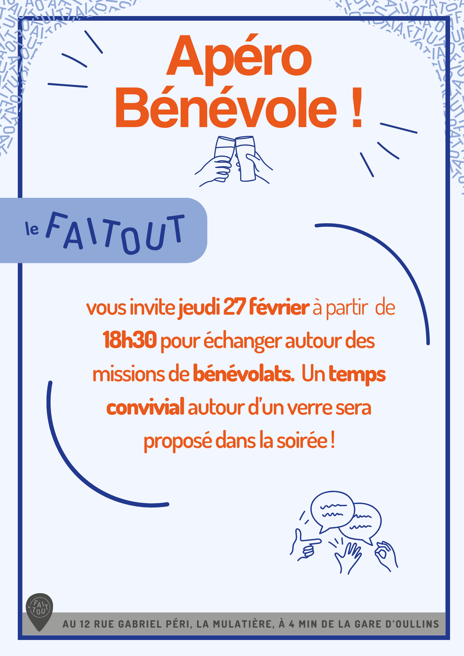 Apéro bénévole
