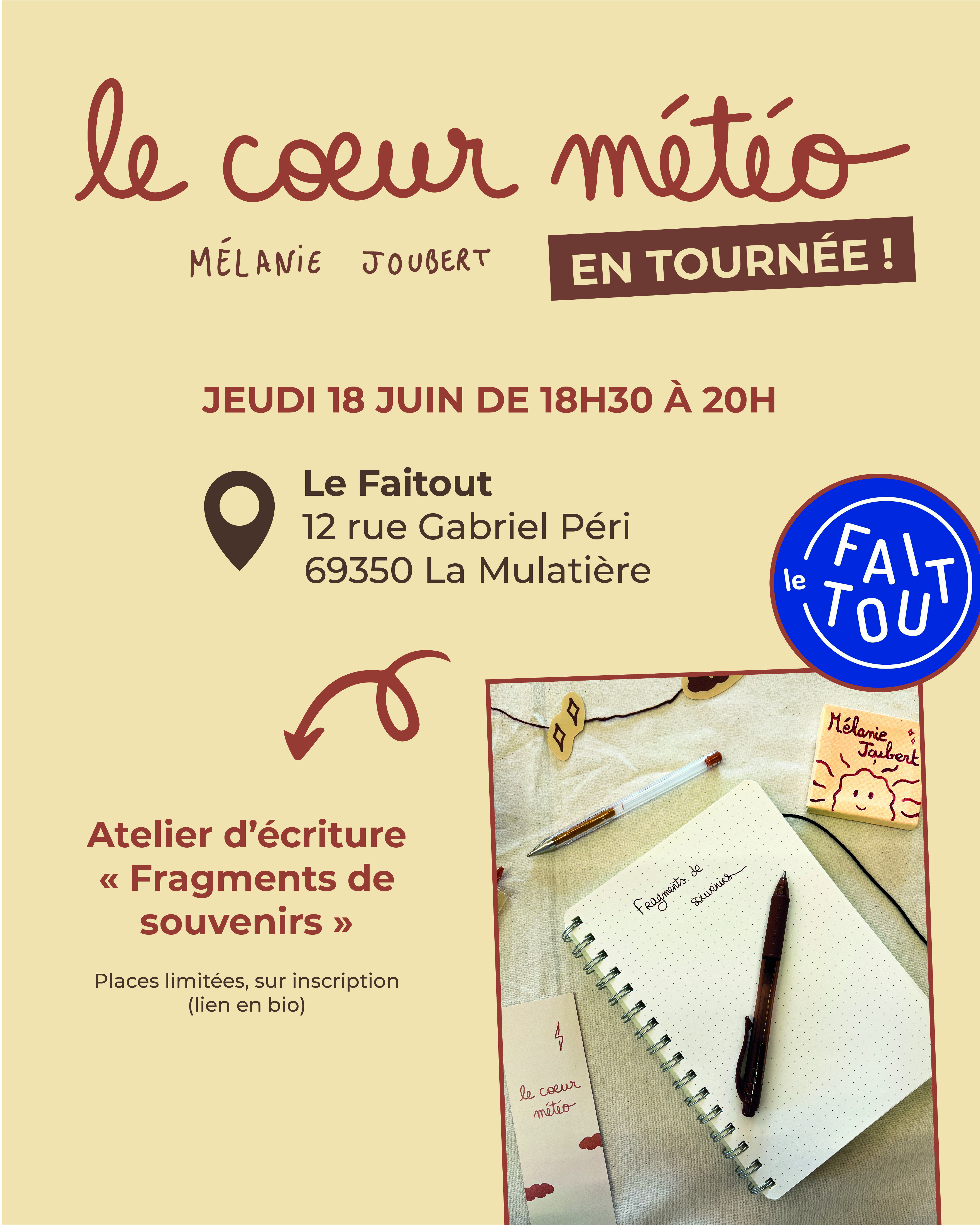Atelier d'écriture "Fragments de souvenirs"