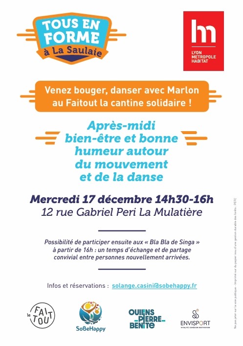 Atelier Mouvement et danse - Tous en forme à La Saulaie