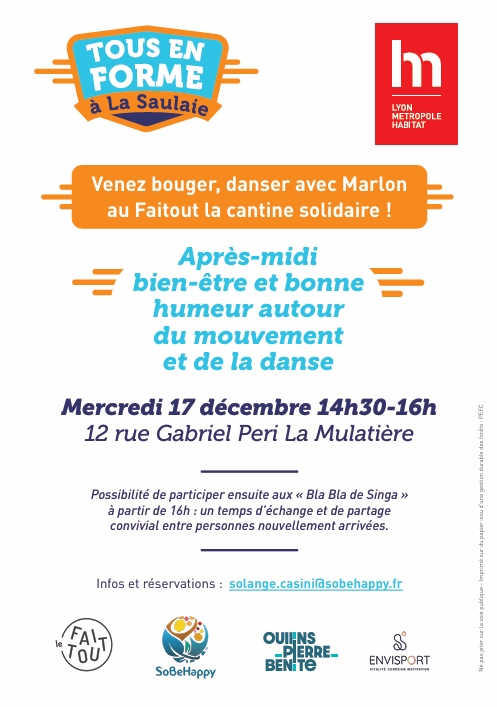 Atelier Mouvement et danse - Tous en forme à La Saulaie