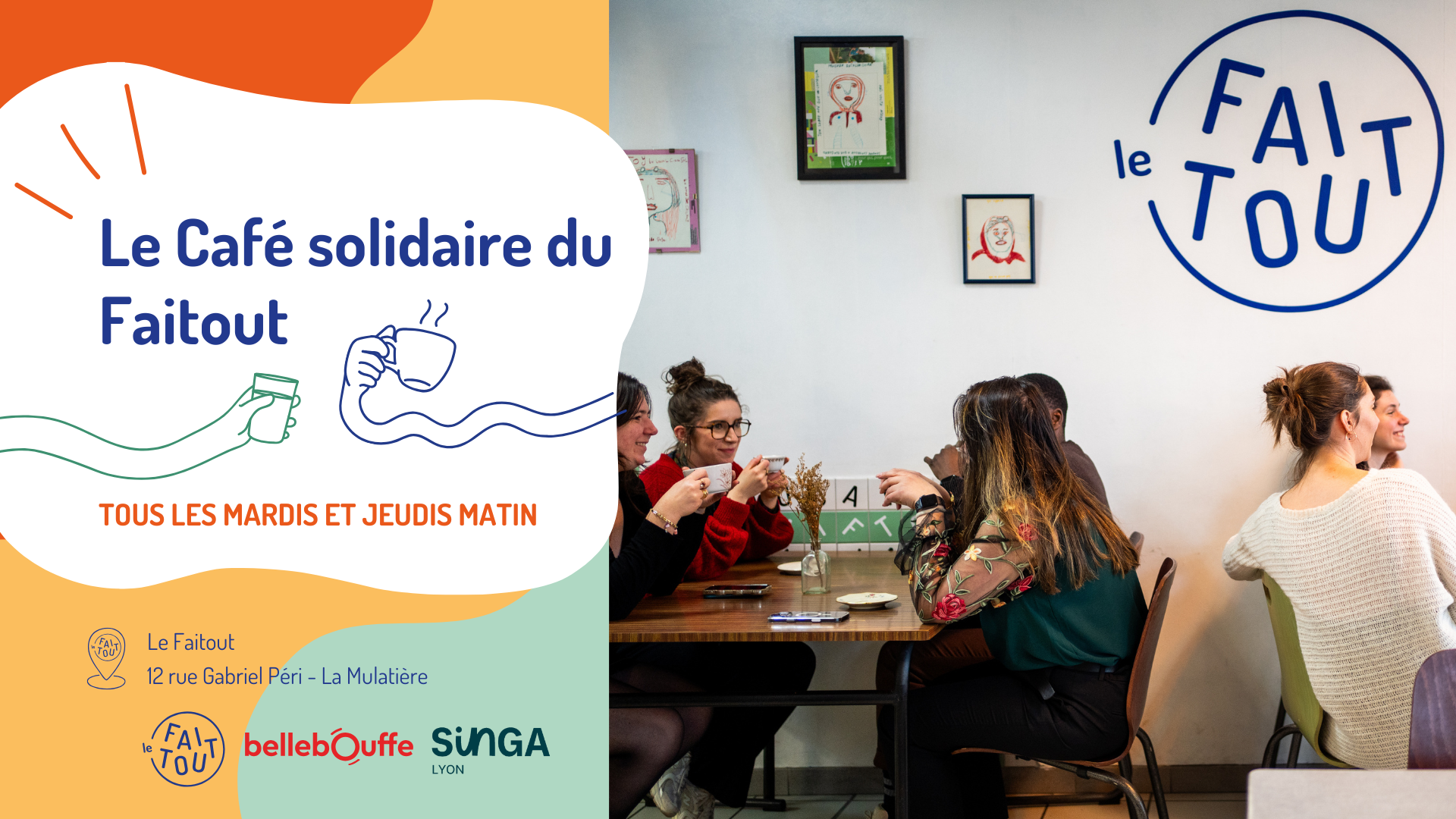 Café Solidaire du Faitout ☕ | Tous les mardis & jeudis matin