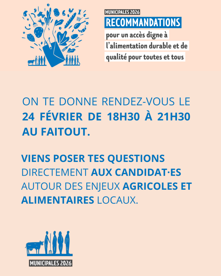 Démocratie alimentaire & Municipales 2026