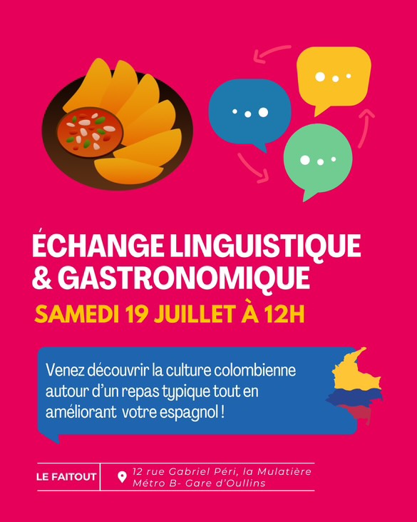 Echange linguistique & gastronomique