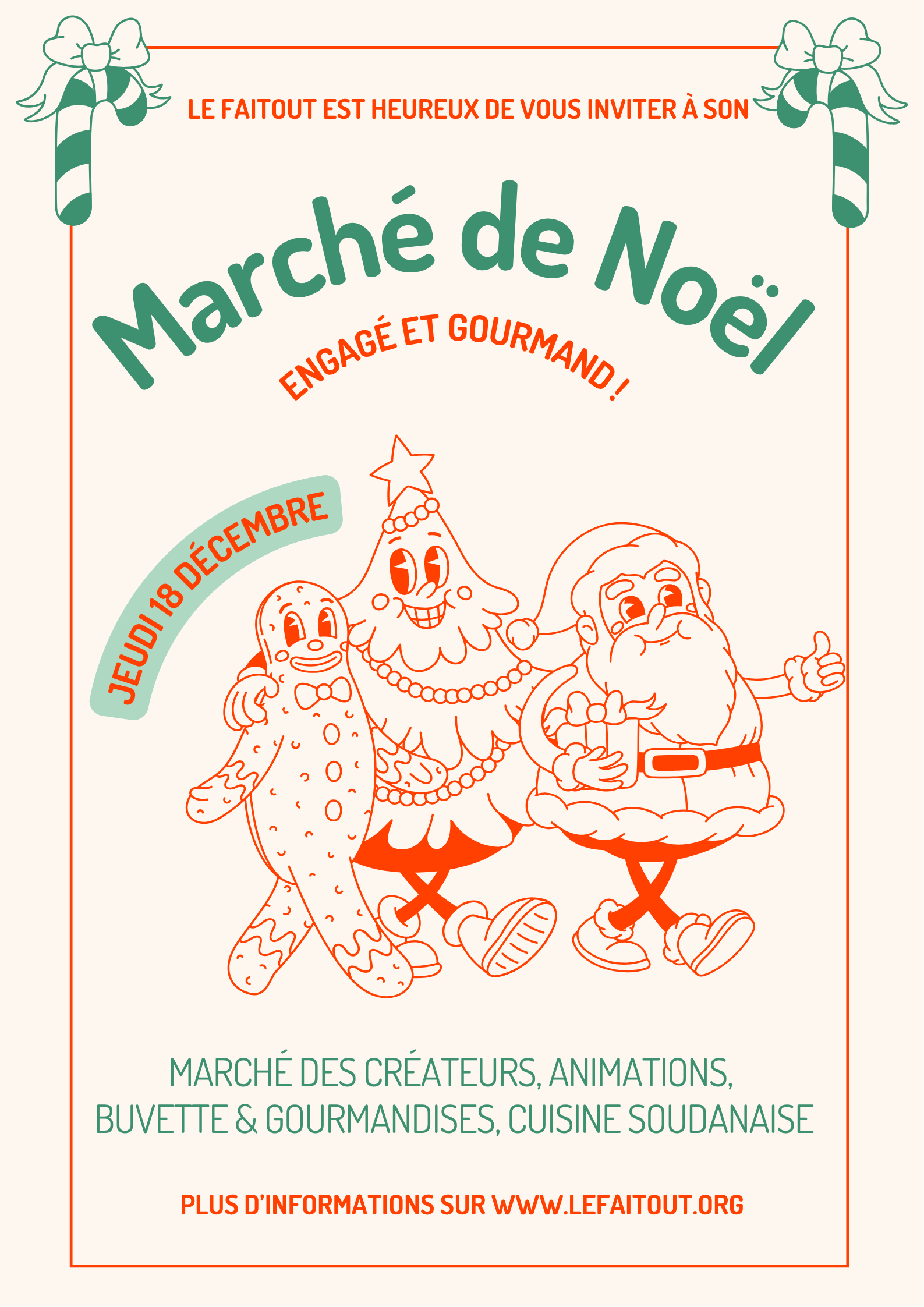 Marché de Noël engagé et gourmand au Faitout !