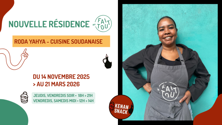 Résidence culinaire soudanaise avec Roda Yahya prolongée !
